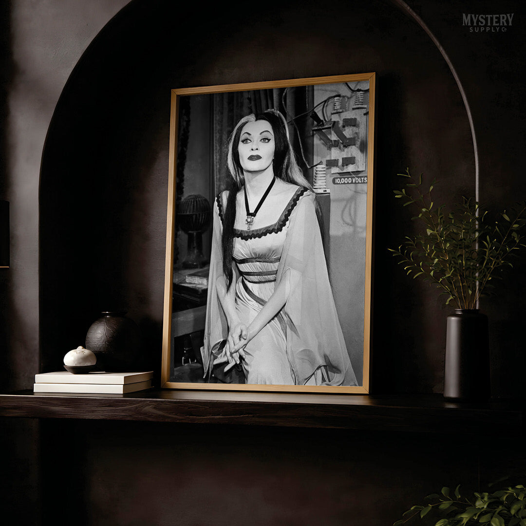 Lily Munster 10,000 Volts Vintage Munsters Vampire Photo