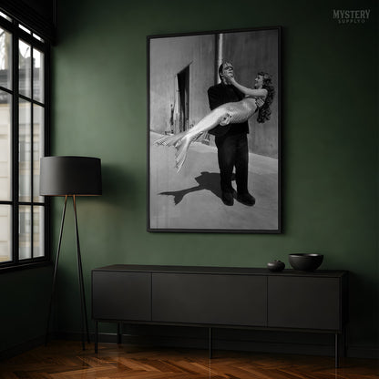 Frankenstein and Mermaid 1948 Horror Movie Monster Photo