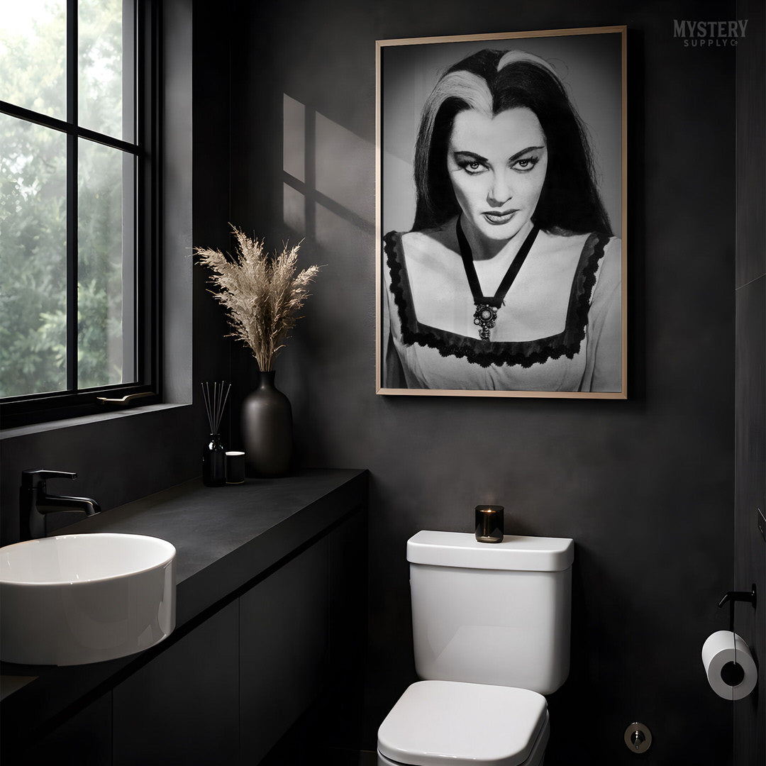 Lily Munster 1960s Vintage Vampire Portrait Photo