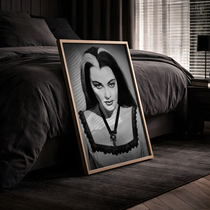 Lily Munster 1960s Vintage Vampire Portrait Photo