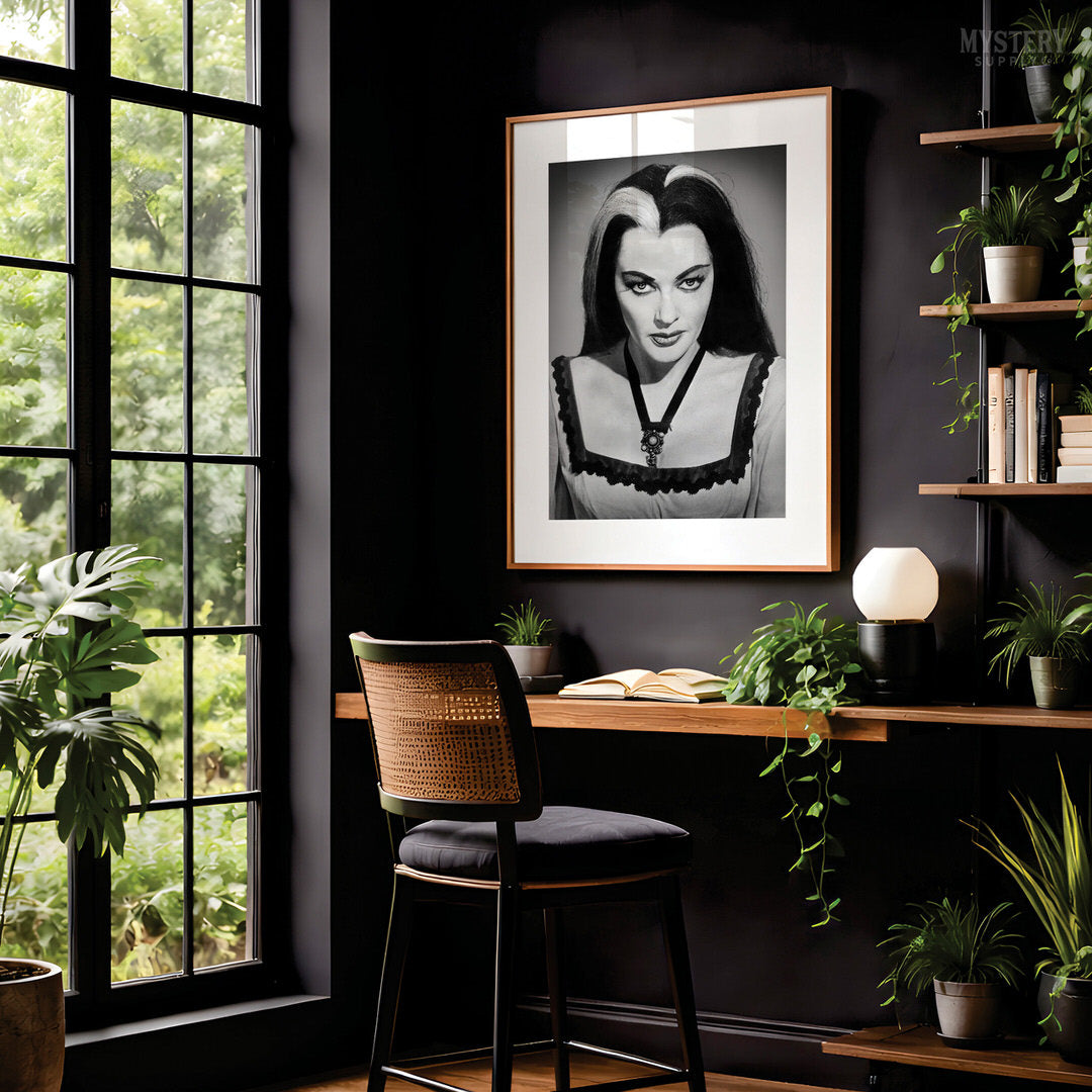 Lily Munster 1960s Vintage Vampire Portrait Photo