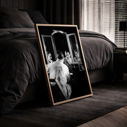 Dracula Bela Lugosi Makeup Mirror Photo