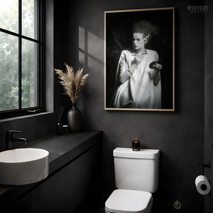 Bride of Frankenstein Vintage Makeup Photo