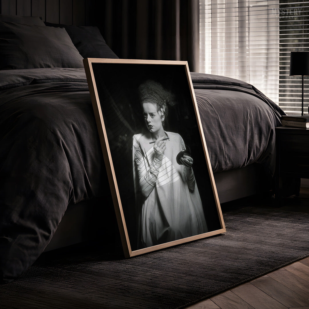 Bride of Frankenstein Vintage Makeup Photo