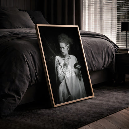 Bride of Frankenstein Vintage Makeup Photo
