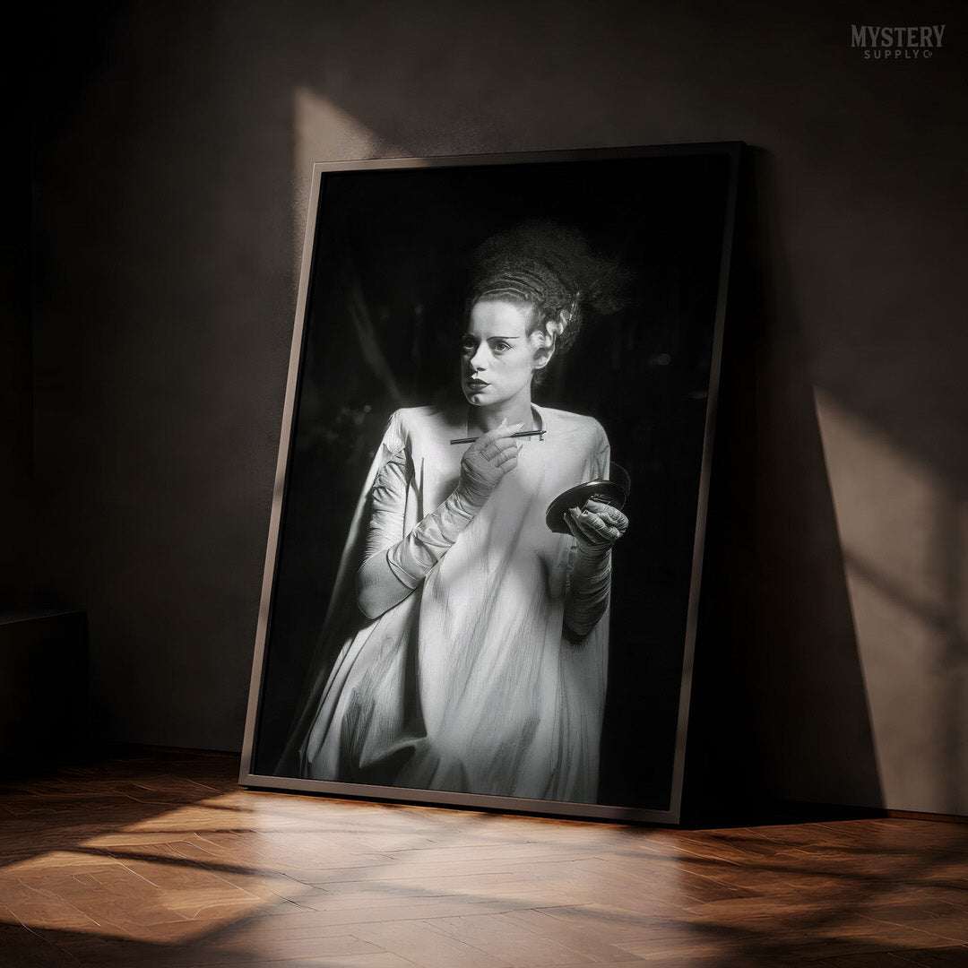 Bride of Frankenstein Vintage Makeup Photo