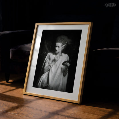 Bride of Frankenstein Vintage Makeup Photo