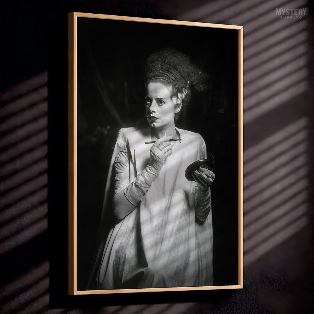 Bride of Frankenstein Vintage Makeup Photo