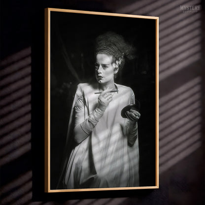 Bride of Frankenstein Vintage Makeup Photo