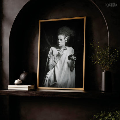 Bride of Frankenstein Vintage Makeup Photo