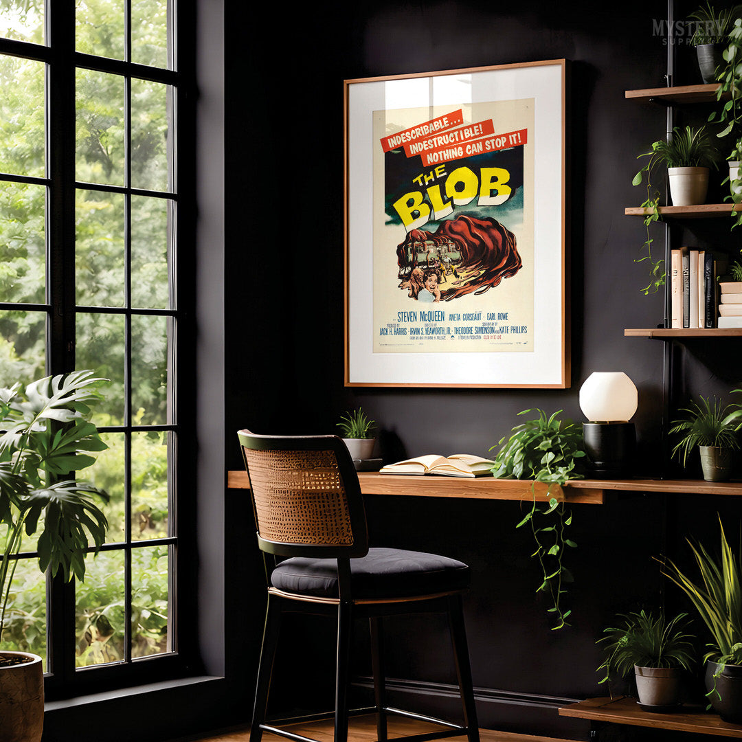 The Blob 1958 Sci-Fi Horror Movie Poster
