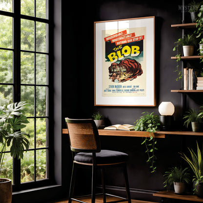 The Blob 1958 Sci-Fi Horror Movie Poster