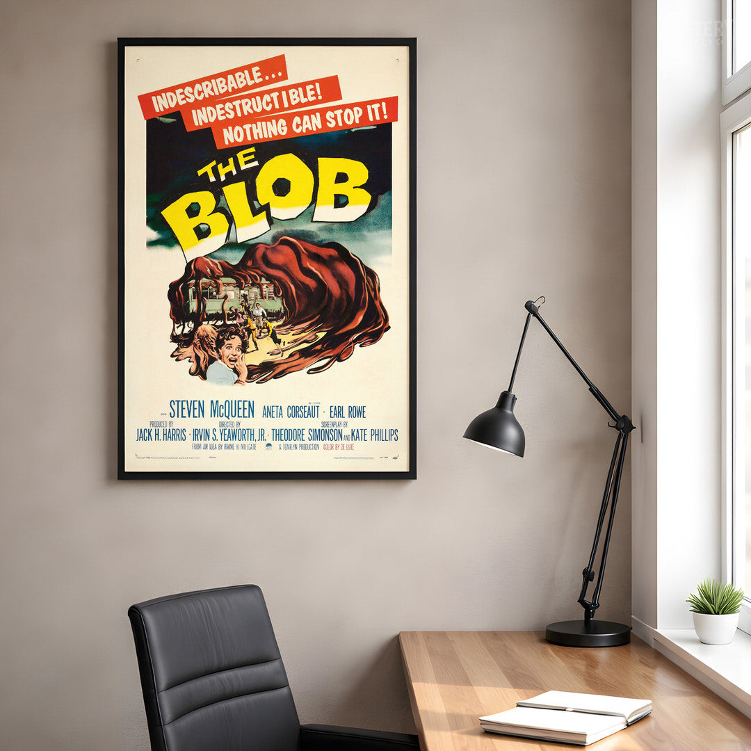 The Blob 1958 Sci-Fi Horror Movie Poster