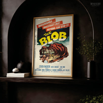 The Blob 1958 Sci-Fi Horror Movie Poster