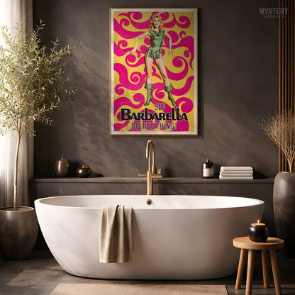 Barbarella Psychedelic 1968 Poster