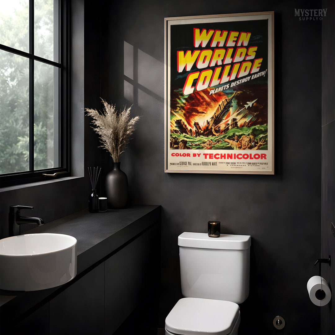 When Worlds Collide 1951 Science Fiction Movie Poster