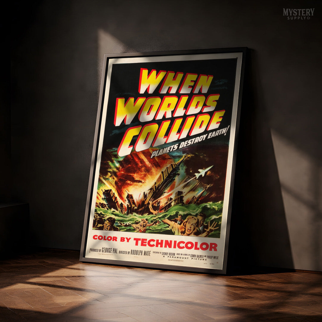 When Worlds Collide 1951 Science Fiction Movie Poster