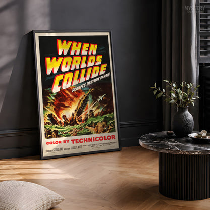 When Worlds Collide 1951 Science Fiction Movie Poster