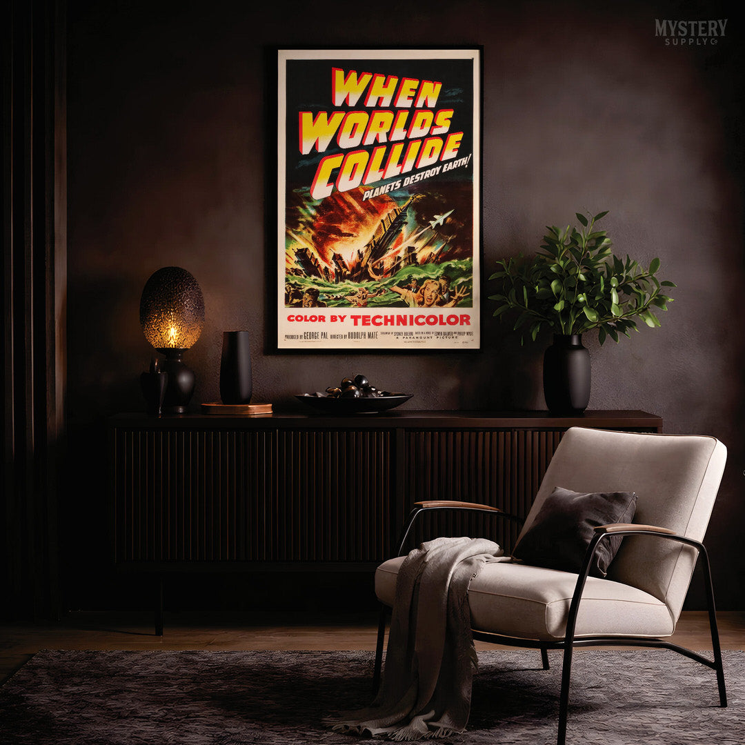 When Worlds Collide 1951 Science Fiction Movie Poster