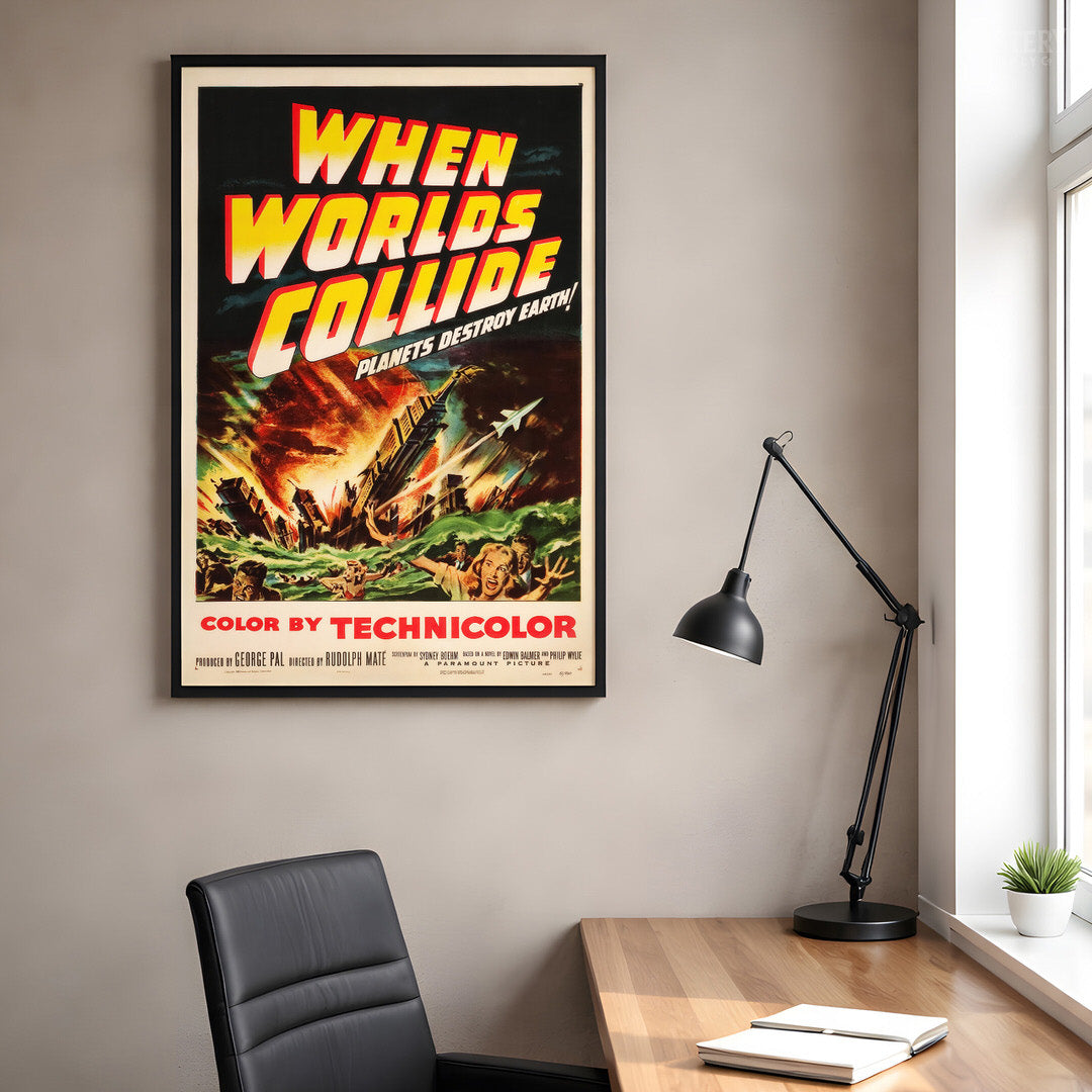 When Worlds Collide 1951 Science Fiction Movie Poster