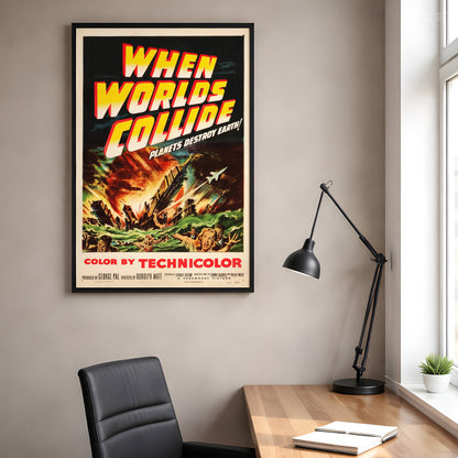 When Worlds Collide 1951 Science Fiction Movie Poster