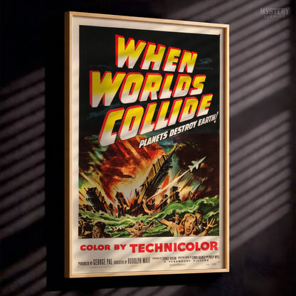 When Worlds Collide 1951 Science Fiction Movie Poster