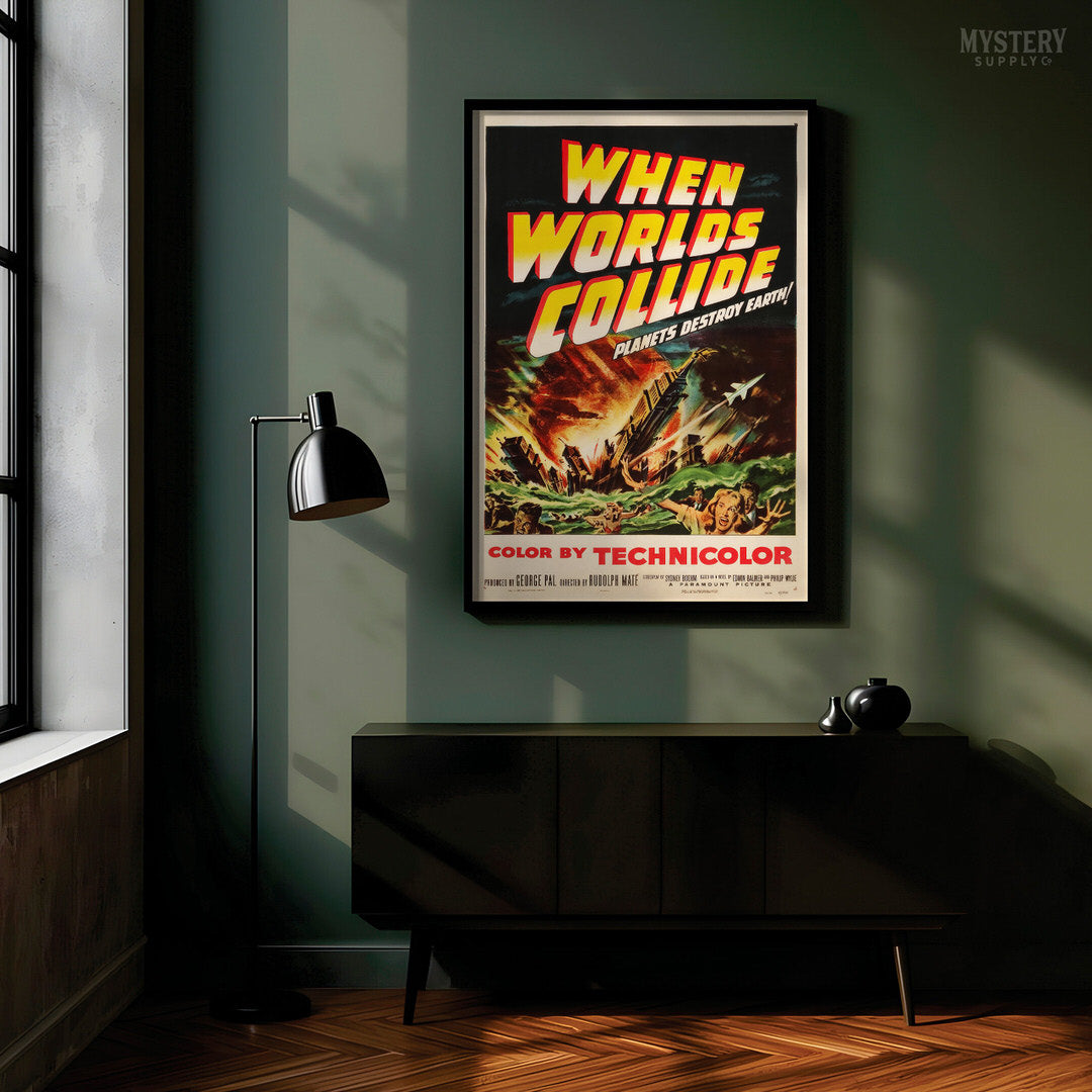 When Worlds Collide 1951 Science Fiction Movie Poster