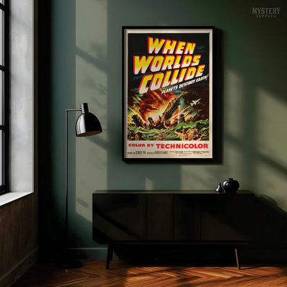 When Worlds Collide 1951 Science Fiction Movie Poster