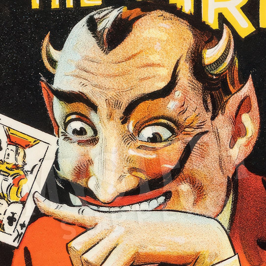 Carter Beats the Devil 1927 vintage magic poster reproduction wall decor art print from Mystery Supply Co. @mysterysupplyco