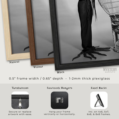 Morticia Addams Carolyn Jones 1960s Vintage Addams Family Witch Photo wall decor art print from Mystery Supply Co. @mysterysupplyco