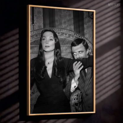 Morticia and Gomez 1960s Addams Family Photo