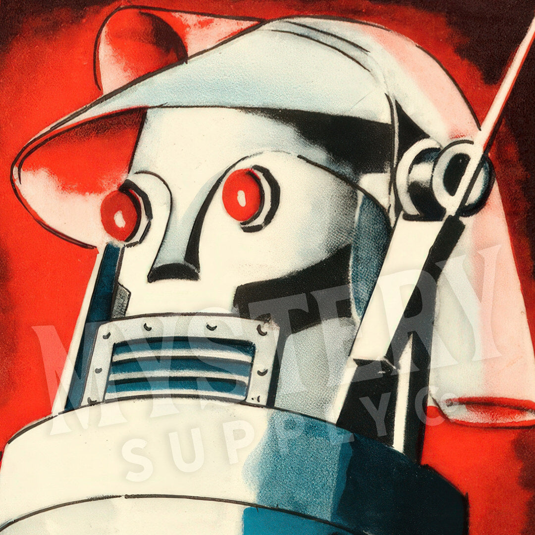 Tobor the Great 1954 Sci-Fi Movie Poster wall decor art print from Mystery Supply Co. @mysterysupplyco