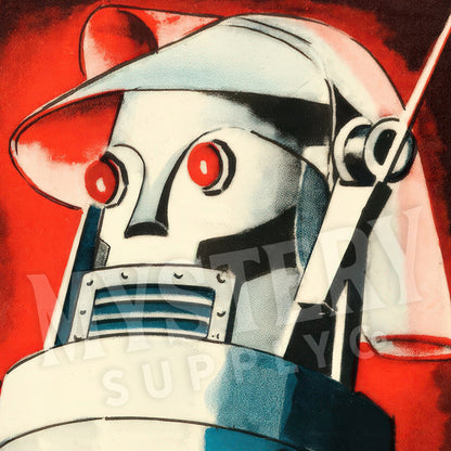 Tobor the Great 1954 Sci-Fi Movie Poster wall decor art print from Mystery Supply Co. @mysterysupplyco