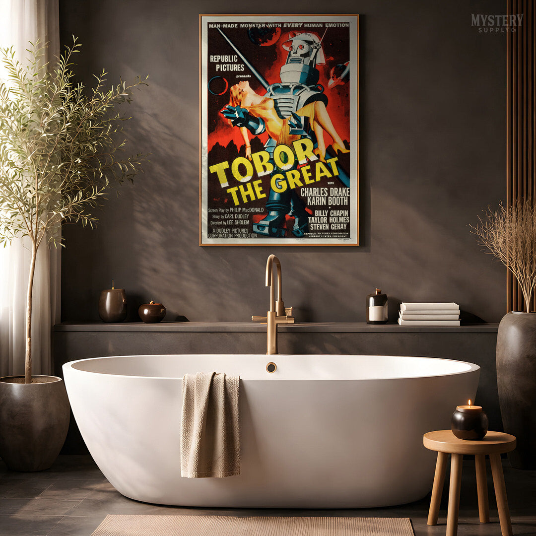 Tobor the Great Sci-Fi Movie Poster Art Print