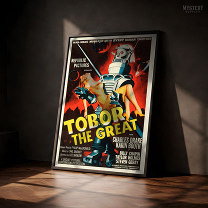 Tobor the Great Sci-Fi Movie Poster Art Print