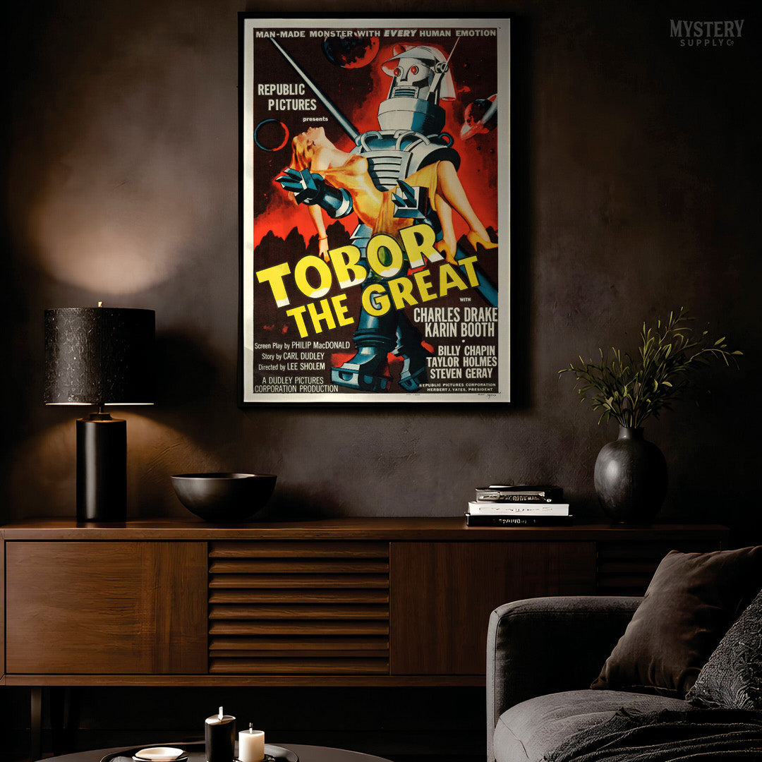 Tobor the Great Sci-Fi Movie Poster Art Print