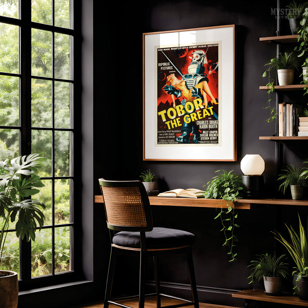 Tobor the Great Sci-Fi Movie Poster Art Print