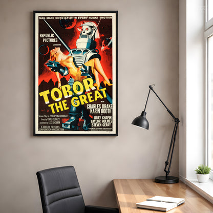Tobor the Great Sci-Fi Movie Poster Art Print