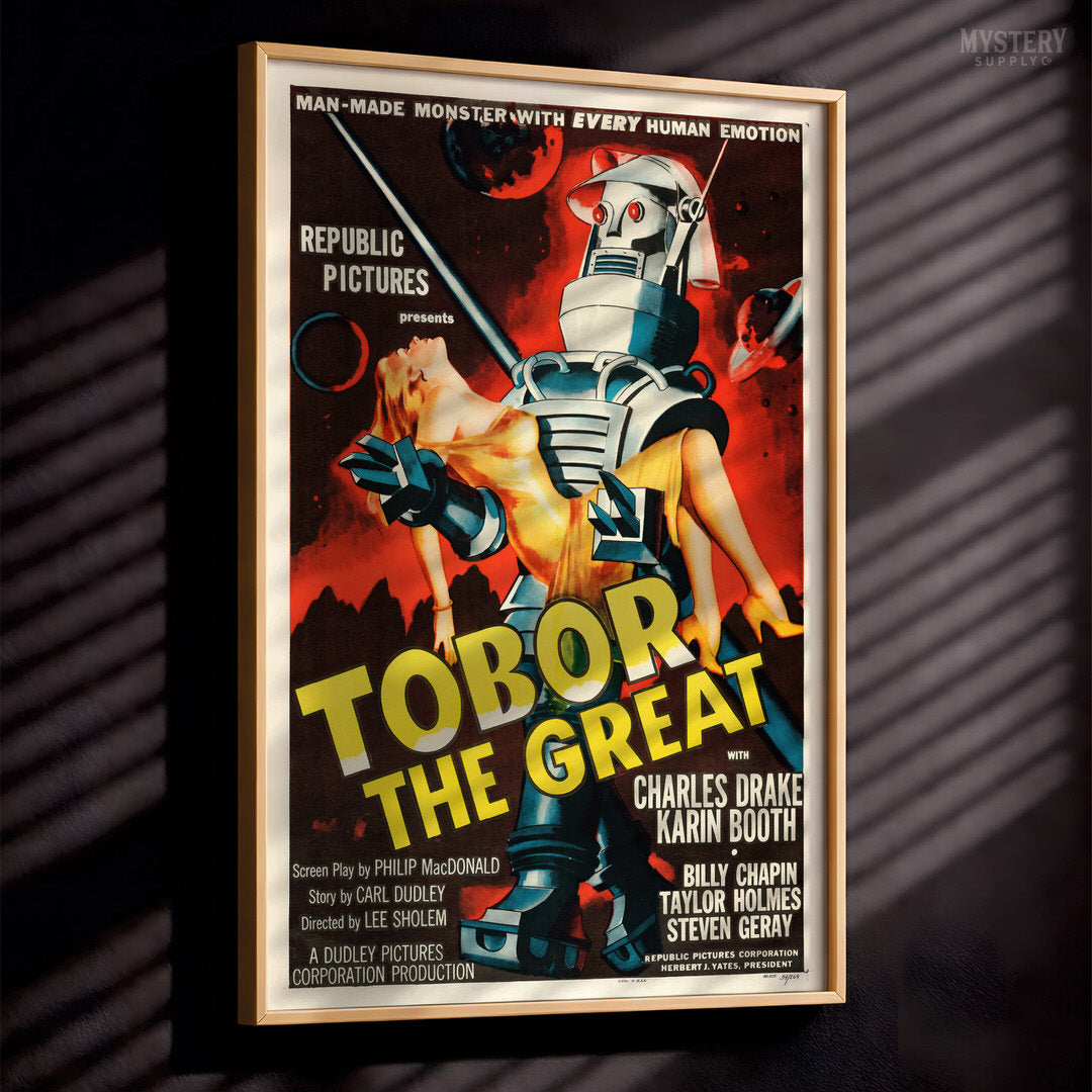 Tobor the Great Sci-Fi Movie Poster Art Print