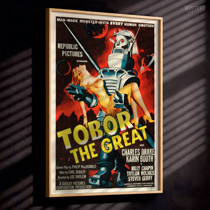 Tobor the Great Sci-Fi Movie Poster Art Print