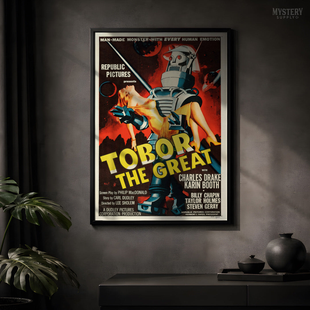 Tobor the Great Sci-Fi Movie Poster Art Print
