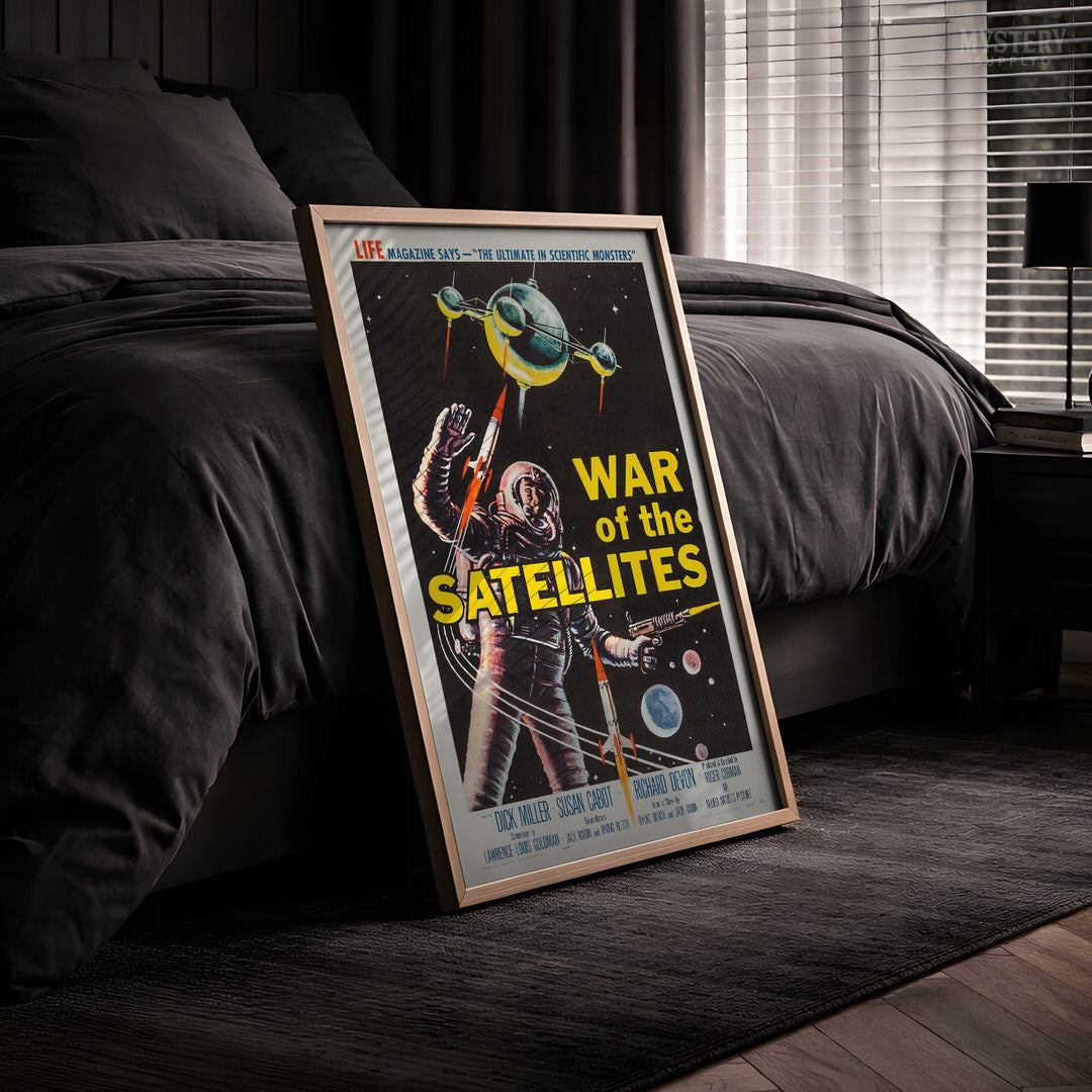 War of the Satellites 1958 Sci-Fi Movie Poster Art Print