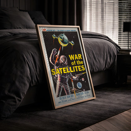 War of the Satellites 1958 Sci-Fi Movie Poster Art Print