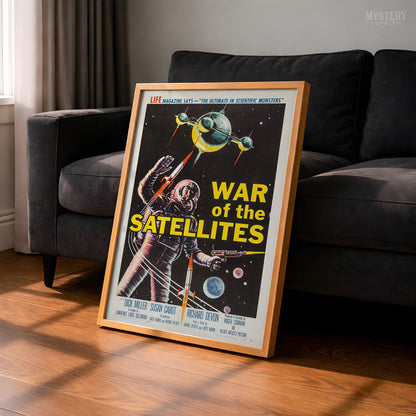 War of the Satellites 1958 Sci-Fi Movie Poster Art Print
