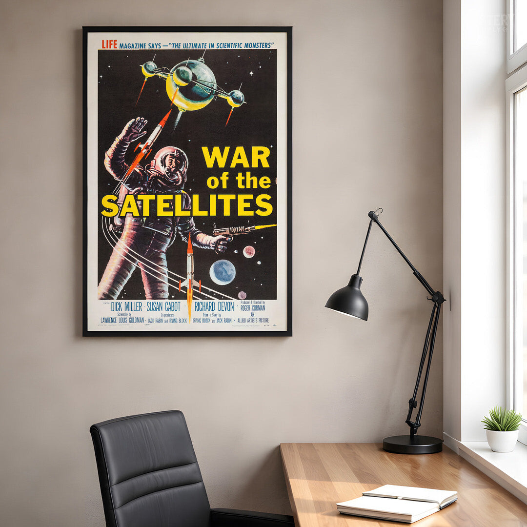 War of the Satellites 1958 Sci-Fi Movie Poster Art Print
