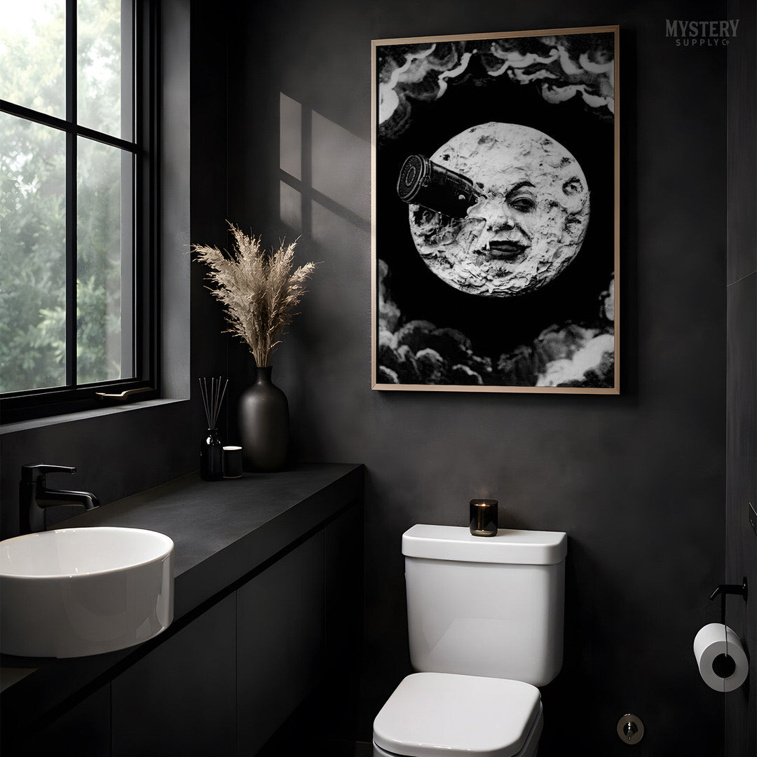 A Trip to the Moon 1902 Sci-Fi Movie Art Print