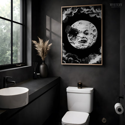 A Trip to the Moon 1902 Sci-Fi Movie Art Print
