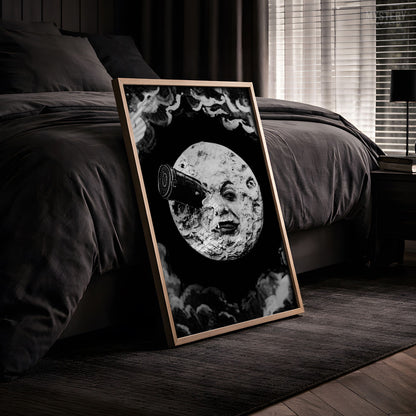 A Trip to the Moon 1902 Sci-Fi Movie Art Print