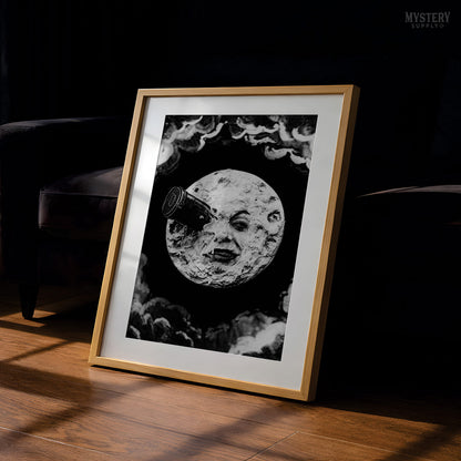 A Trip to the Moon 1902 Sci-Fi Movie Art Print