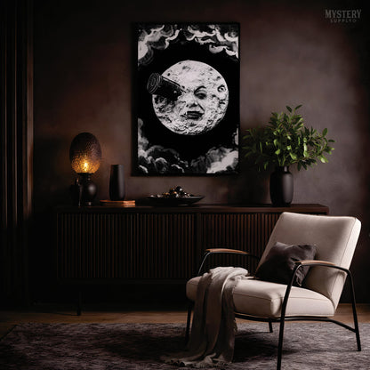 A Trip to the Moon 1902 Sci-Fi Movie Art Print